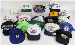 1990s Green Bay Packers Super Bowl & Milwaukee Brewers Hats (Lot of 27)