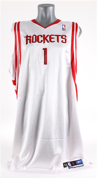 2004-2005 Tracy McGrady Houston Rockets Signed Home Game Jersey (*JSA*/MEARS LOA)