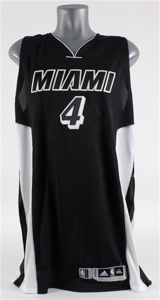 2014-2016 Josh McRoberts Miami Heat Game Jersey (MEARS LOA)