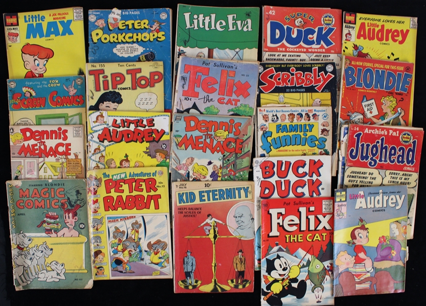 1940s-50s Little Audry, Little Eva & more Comics (Lot of 21)