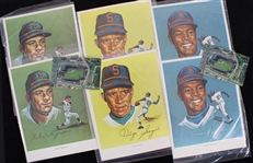 1968 Seattle Pilots 8"x10" Portraits w/ Sicks Stadium Postcards (Lot of 14) 