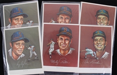 1968 Seattle Pilots 8x10 Portraits w/ Sicks Stadium Postcards (Lot of 14) 