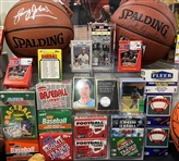 1950s-2010s Baseball, Basketball, Football Collection (Lot of 90+)