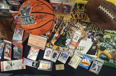 1950s-2010s Baseball, Basketball, Football Collection (Lot of 90+)