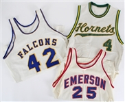 1950s-60s College & High School Basketball Jerseys (Lot of 10)
