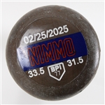 2025 Brandon Nimmo NY Mets Signed Game Used Bat (JSA)(MEARS A8)