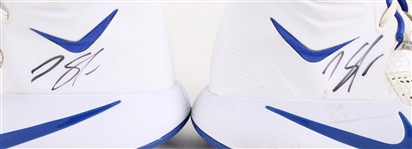 2014 Karl-Anthony Towns Kentucky Signed Game Worn Sneakers (MEARS LOA)(PSA/DNA)