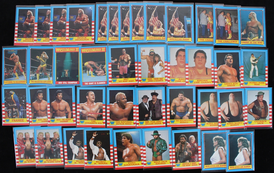 1987 WWF Topps Trading Cards (Lot of 42)