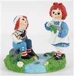 1999 Raggedy Ann & Andy Leap Frog 5" Danbury Mint Figure 