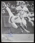 1974-93 Robin Yount Milwaukee Brewers Signed 8"x10" Magazine Page (JSA)
