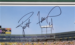 2003 Brett Favre Green Bay Packers Signed 15x40 Framed Photo (JSA)