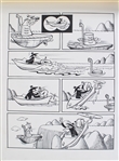 Undated Bob Clarke Mad Spy vs Spy Submarine Complete 1-Page Original 17"x23" Art 