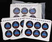 1987 Star Tours Disneyland 10"x13" Original Pinback Button Proof Sheets (Lot of 20+)