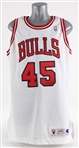1995 Michael Jordan Chicago Bulls #45 Pro Cut Home Jersey (MEARS A5)
