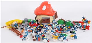 1980s Smurfs Toy Collection (Lot of 25+)