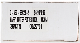 2001 Harry Potter Poster Book Sealed 12x10x5 Original Carton 