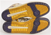 1987-88 James Worthy Los Angeles Lakers Signed New Balance 790 Game Worn Sneakers (MEARS LOA) *JSA*