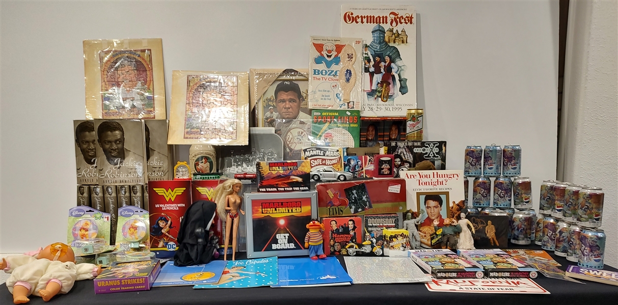 1930s-2000s Baseball, Football, Toys, Star Wars & more (Lot of 225+)