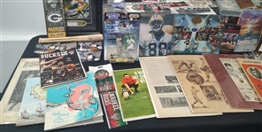 1960s-2000s Baseball, Football, Basketball Collection (Lot of 40+)
