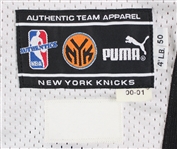 2000-01 Latrell Sprewell New York Knicks Signed Game Worn Home Jersey (MEARS A5 / JSA)