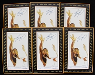 1970-74 Oscar Robertson Milwaukee Bucks Signed 15x23 Prints (Lot of 15)(JSA)