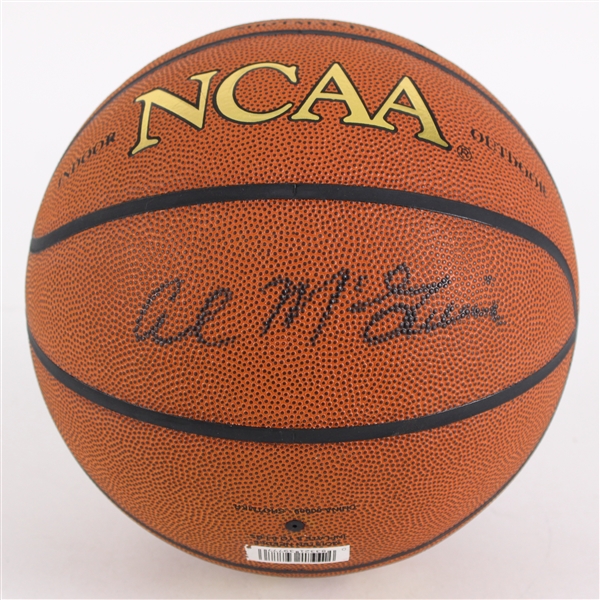 1964-77 Al McGuire Marquette Basketball Head Coach Signed Basketball (JSA) 