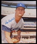 1956-69 Don Drysdale LA Dodgers Signed 8" x 10" Photo (JSA)