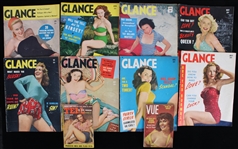 1949-1953 Glance, Vue & Tell Magazines (Lot of 10)