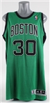 2013-14 Brandon Bass Boston Celtics Game Worn Alternate Jersey (MEARS LOA)