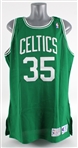 1992-93 Reggie Lewis Boston Celtics Game Worn Road Jersey (MEARS A5)