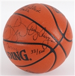 1986 NBA Champion Boston Celtics Multi Signed ONBA Stern Basketball w/ Larry Bird, Kevin McHale, Robert Parish, Bill Walton & More (JSA) 32/500