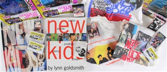 1980's-90's New Kids on the Block Memorabilia - Lot of 75+ w/ Figures, Apparel, Tapes/CDs/VHS, Publications & More