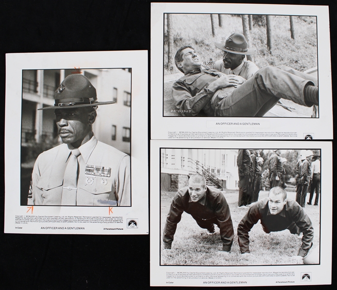 1982 An Officer and a Gentleman 8"x10" Paramount Pictures Photos (Lot of 7)