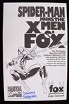 1974-77 Danny Seagren Signed 6.5"x10" Spiderman Joins X-Men Print (JSA)