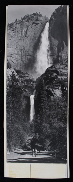 1939 Ansel Adams 4"x10.5" Yosemite National Park Press Photo 