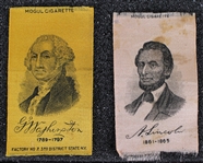 1910 Mogul Cigarette 2"x3" Presidential Silks (Lot of 4)