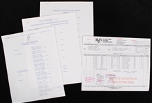 1980 Milwaukee Brewers Baseball Club Investors & Invoice (Lot of 6)