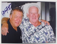 1990s Johnny Logan & Bob Uecker Signed 8"x10" Photo (JSA) 