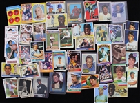 1950's-2010's Sports Memorabilia Collection w/ 1955 Topps Baseball Cards, Colin Kaepernick Football Cards, Terry Bradshaw Signed Jersey & More (Lot of 90+)
