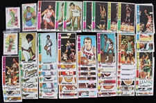 1969-91 Basketball Trading Card Collection - Lot of 300 w/ Near Complete Set of 1976 Topps & More