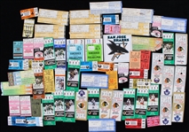 1970s-80s Chicago Blackhawks Buffalo Sabres Hockey Ticket Stubs Collection - Lot of 79