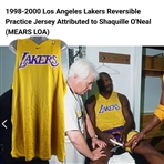 1998-2000 Los Angeles Lakers Reversible Practice Jersey Attributed to Shaquille ONeal (MEARS LOA)