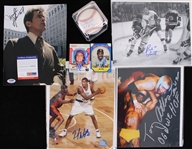1980s-90s Baseball, Football, Basketball Signed 8"x10" Photos & more (Lot of 9)