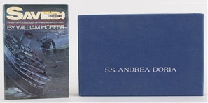 1956 S.S. Andrea Doria Wreck Salvaged Dollar Bill w/ Saved! Book 