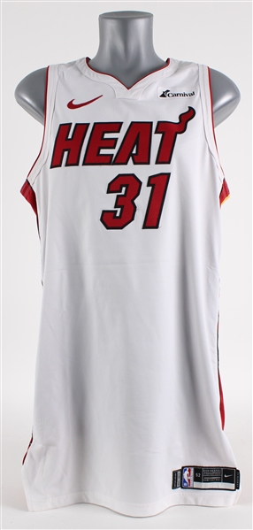 2023-24 Thomas Bryant Miami Heat Signed Game Worn Association Edition Jersey (MEARS LOA)