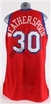 1992-93 Clarence Weatherspoon Philadelphia 76ers Signed Game Worn Road Jersey (MEARS LOA)