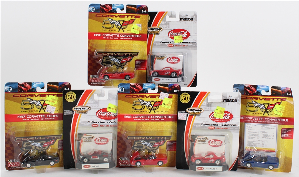 2002 Matchbox 50th Anniversary Collector Cars (Lot of 7)