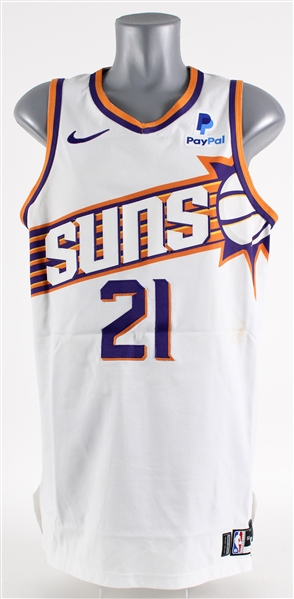 2023-24 Keita Bates-Diop Phoenix Suns Signed Game Won Association Edition Jersey (MEARS LOA)