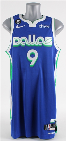 2022-23 AJ Lawson Dallas Mavericks Signed Game Worn City Edition Jersey (MEARS LOA)