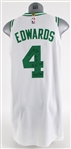 2020-21 Carsen Edwards Boston Celtics Signed Game Worn Association Edition Jersey (MEARS LOA)